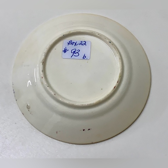 19th Century Gaudy Welsh Sunflower Pattern Miniature Luster Child’s Plate - Picture 4 of 15